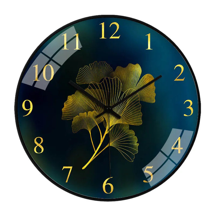 Elegant Floral Wall Clock with Silent Quartz Movement – 25 cm Decorative Timepiece 11