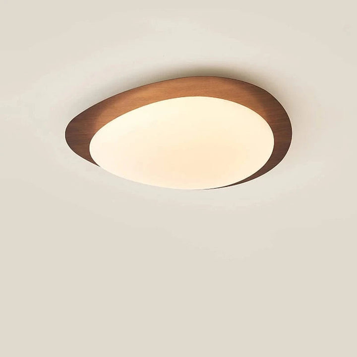 Elegant LED Flush Mount Ceiling Light – Minimalist Cloud Design with Adjustable Brightness for Modern Home Decor 0
