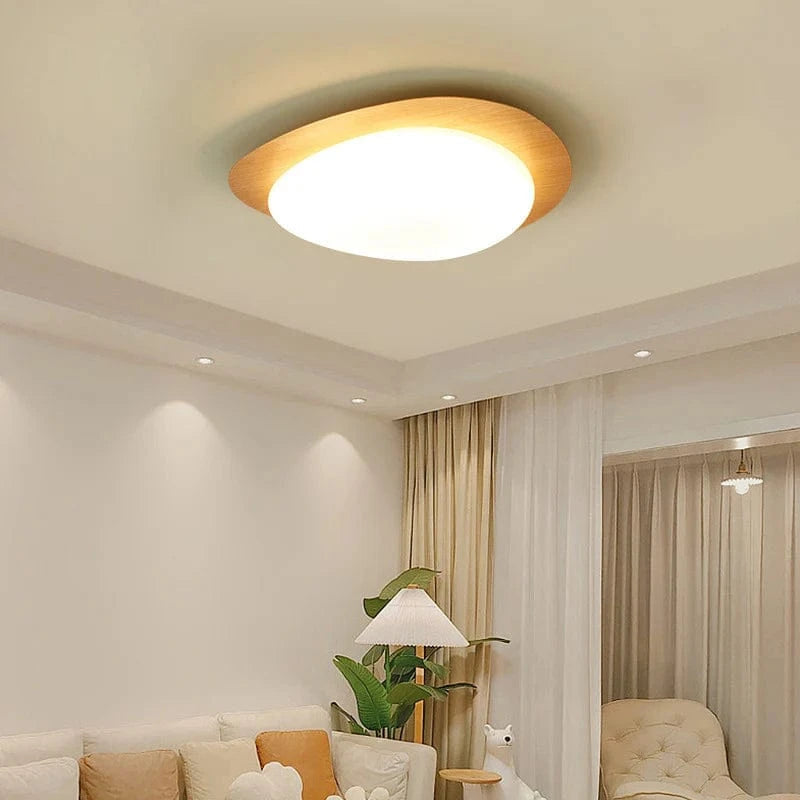 Elegant LED Flush Mount Ceiling Light – Minimalist Cloud Design with Adjustable Brightness for Modern Home Decor 6