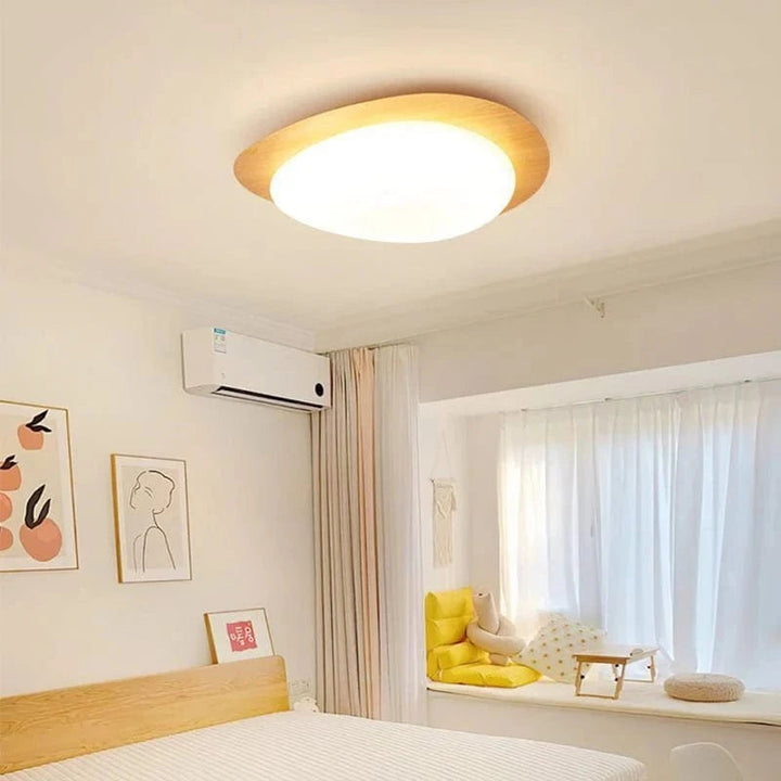 Elegant LED Flush Mount Ceiling Light – Minimalist Cloud Design with Adjustable Brightness for Modern Home Decor 7