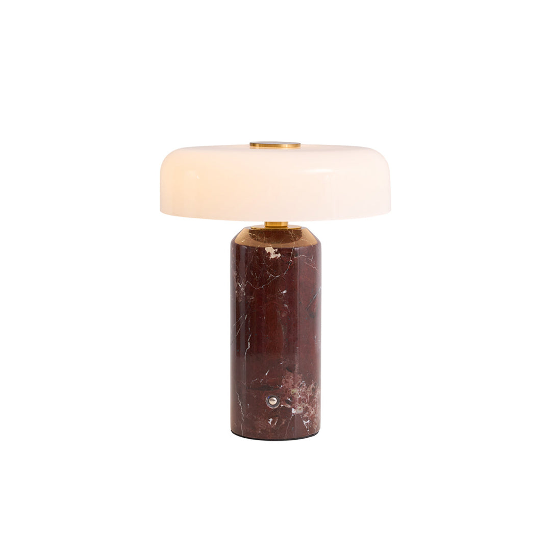 Elegant Marble Table Lamp with Built-in Battery – Portable Cordless Lighting for Living Room or Bedside 1