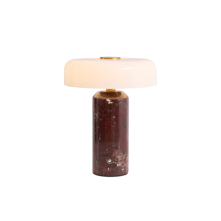 Elegant Marble Table Lamp with Built-in Battery – Portable Cordless Lighting for Living Room or Bedside 1