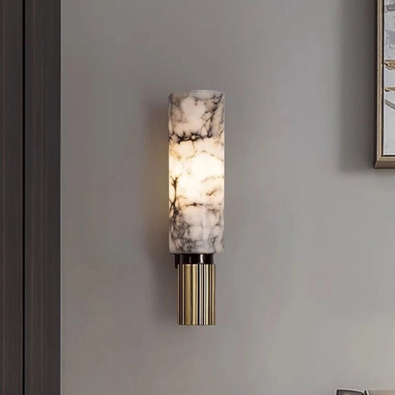 Elegant Marble Wall Lamp with Integrated LED Light – Modern Design for Stylish Interiors 2