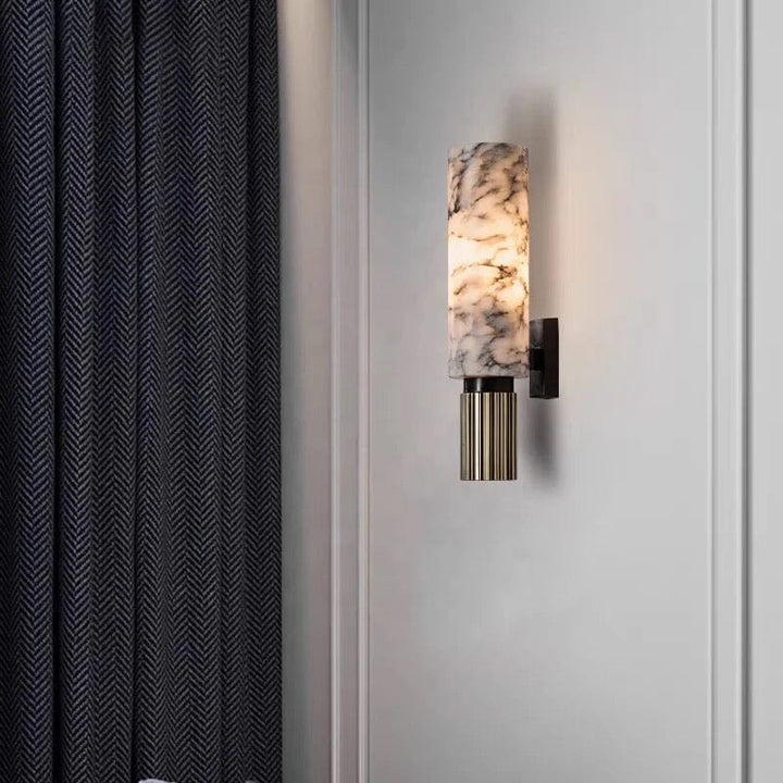 Elegant Marble Wall Lamp with Integrated LED Light – Modern Design for Stylish Interiors 5