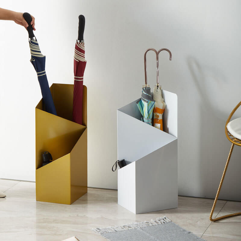 Elegant Metal Umbrella Stand Indoor with Scandinavian Design – Durable and Stylish Holder for Hallway, Office or Entrance 6