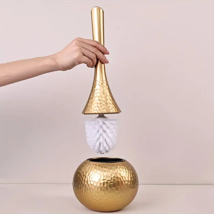 Elegant Toilet Brush with Ergonomic Handle and Discreet Storage Stand – High-Quality ABS Design 1