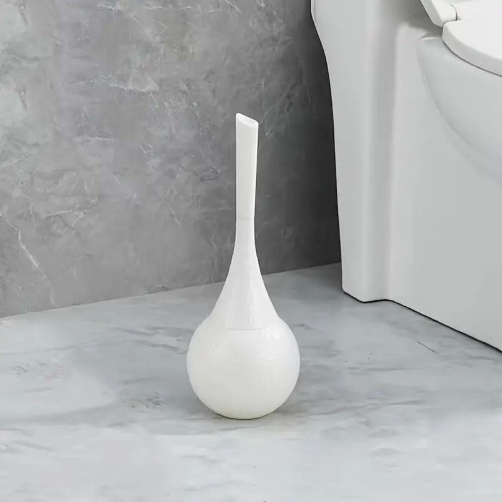 Elegant Toilet Brush with Ergonomic Handle and Discreet Storage Stand – High-Quality ABS Design 5