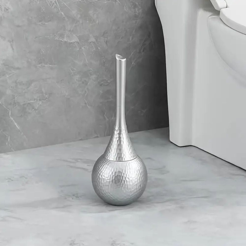 Elegant Toilet Brush with Ergonomic Handle and Discreet Storage Stand – High-Quality ABS Design 6