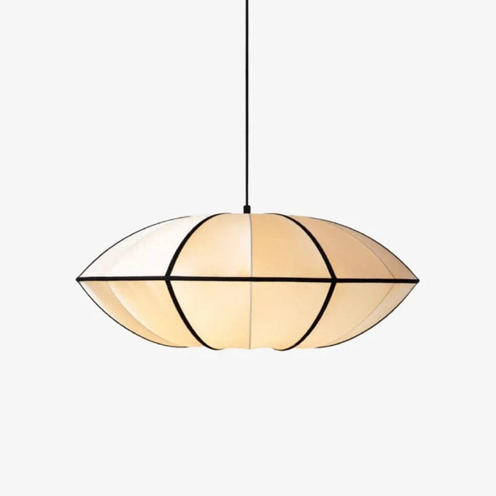 Elegant UFO Pendant Light – Silk Hanging Lamp for Cozy Ambiance in Multiple Colors and Sizes 0