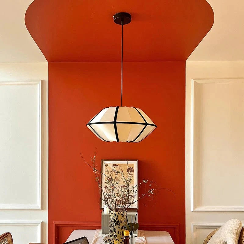 Elegant UFO Pendant Light – Silk Hanging Lamp for Cozy Ambiance in Multiple Colors and Sizes 6