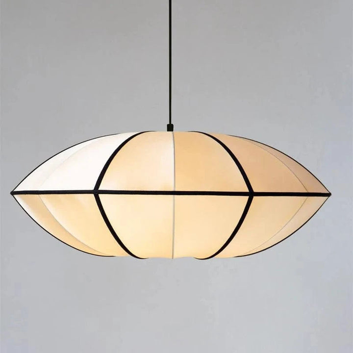 Elegant UFO Pendant Light – Silk Hanging Lamp for Cozy Ambiance in Multiple Colors and Sizes 8