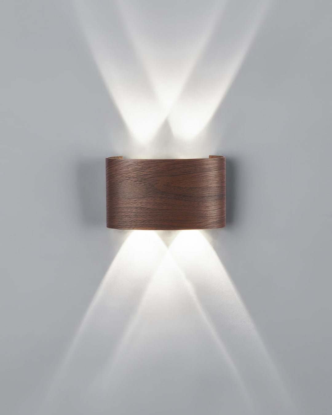 Elegant Wall Lamp with Wood Grain Finish – 10W LED Indoor and Outdoor Lighting 14