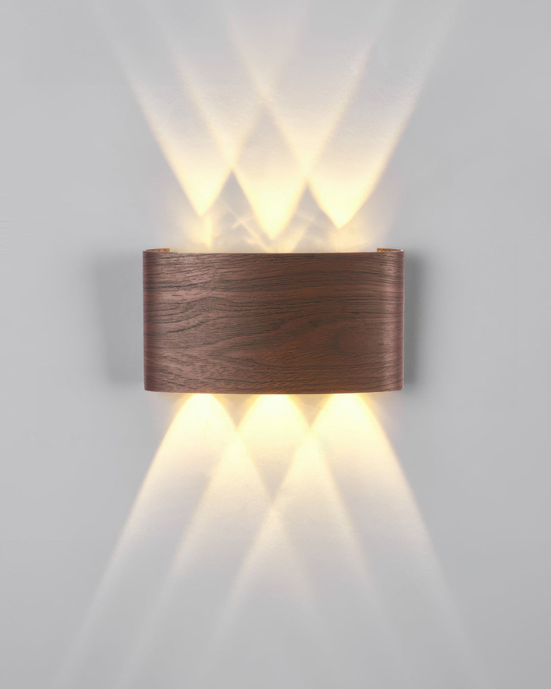 Elegant Wall Lamp with Wood Grain Finish – 10W LED Indoor and Outdoor Lighting 16