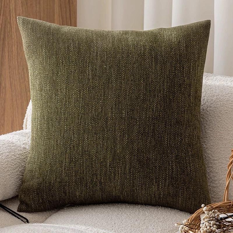 French Retro Jacquard Throw Pillow Cover with Black Piping – 60% Cotton and 40% Polyester Decorative Pillow Cover 8
