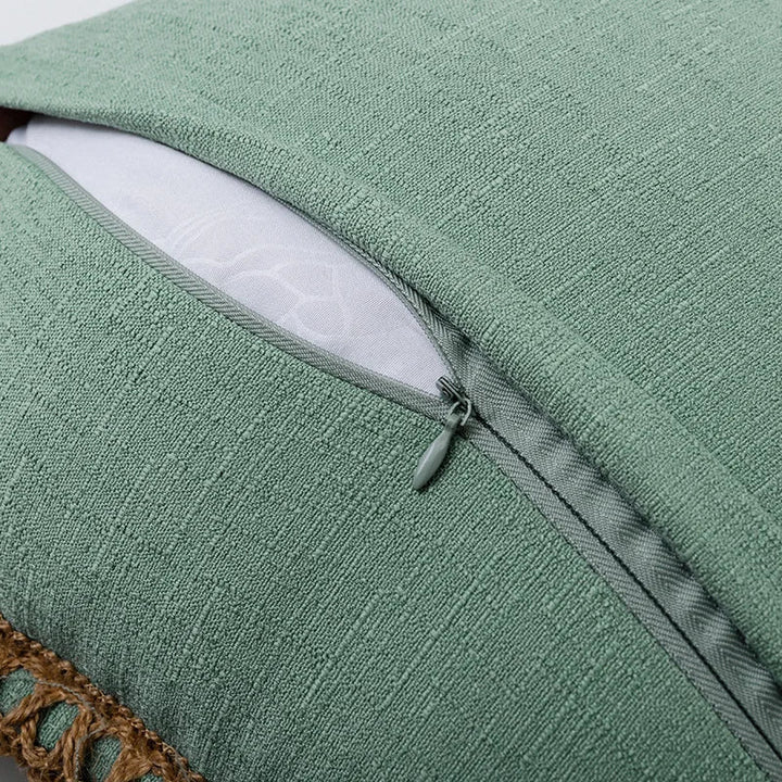 French Style Throw Pillow – Colorful Decorative Cushion in Soft Cotton and Linen for Couch, 45x45cm or 50x50cm 3