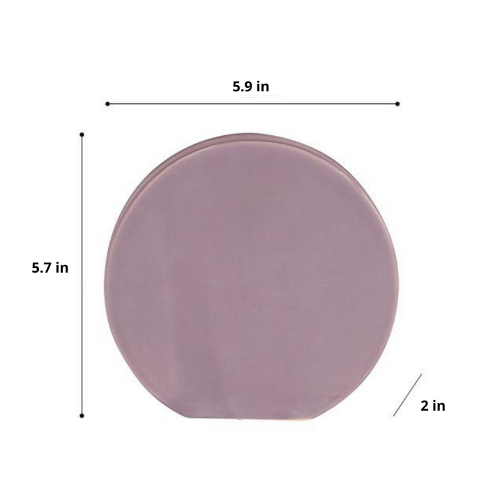 Geometric Ceramic Decorative Vases in Pink and Violet – Modern Home Decor Accent Pieces 0