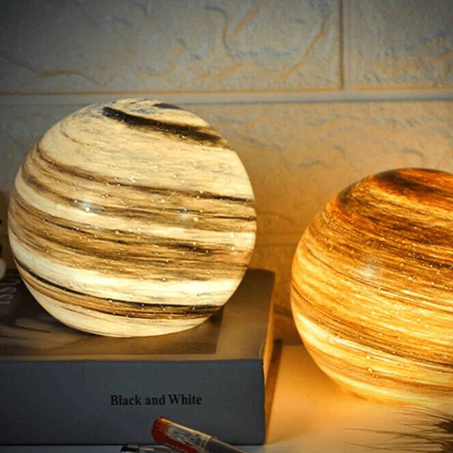 Glass Moon Lamp with Remote Control – 16 Color Changing LED Night Light, USB Powered Decorative Table Lamp 2