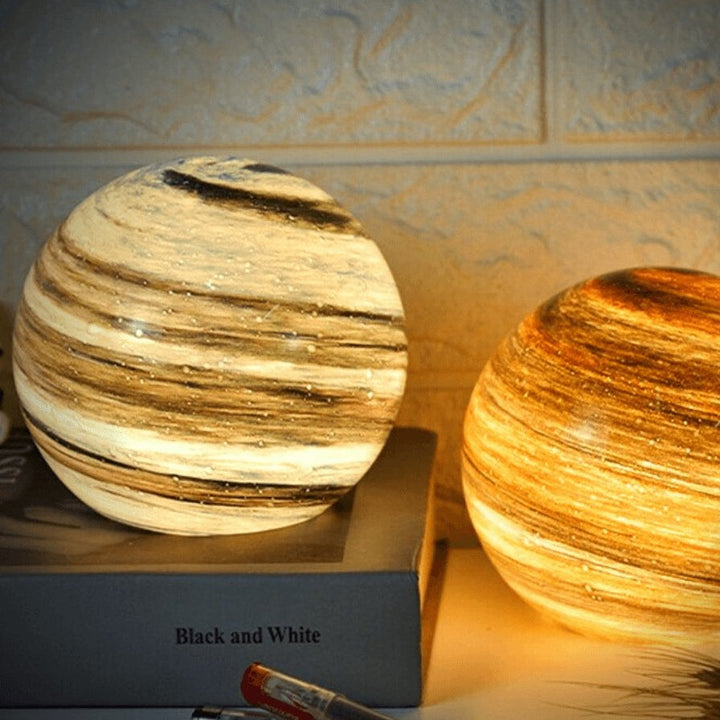 Glass Moon Lamp with Remote Control – 16 Color Changing LED Night Light, USB Powered Decorative Table Lamp 2