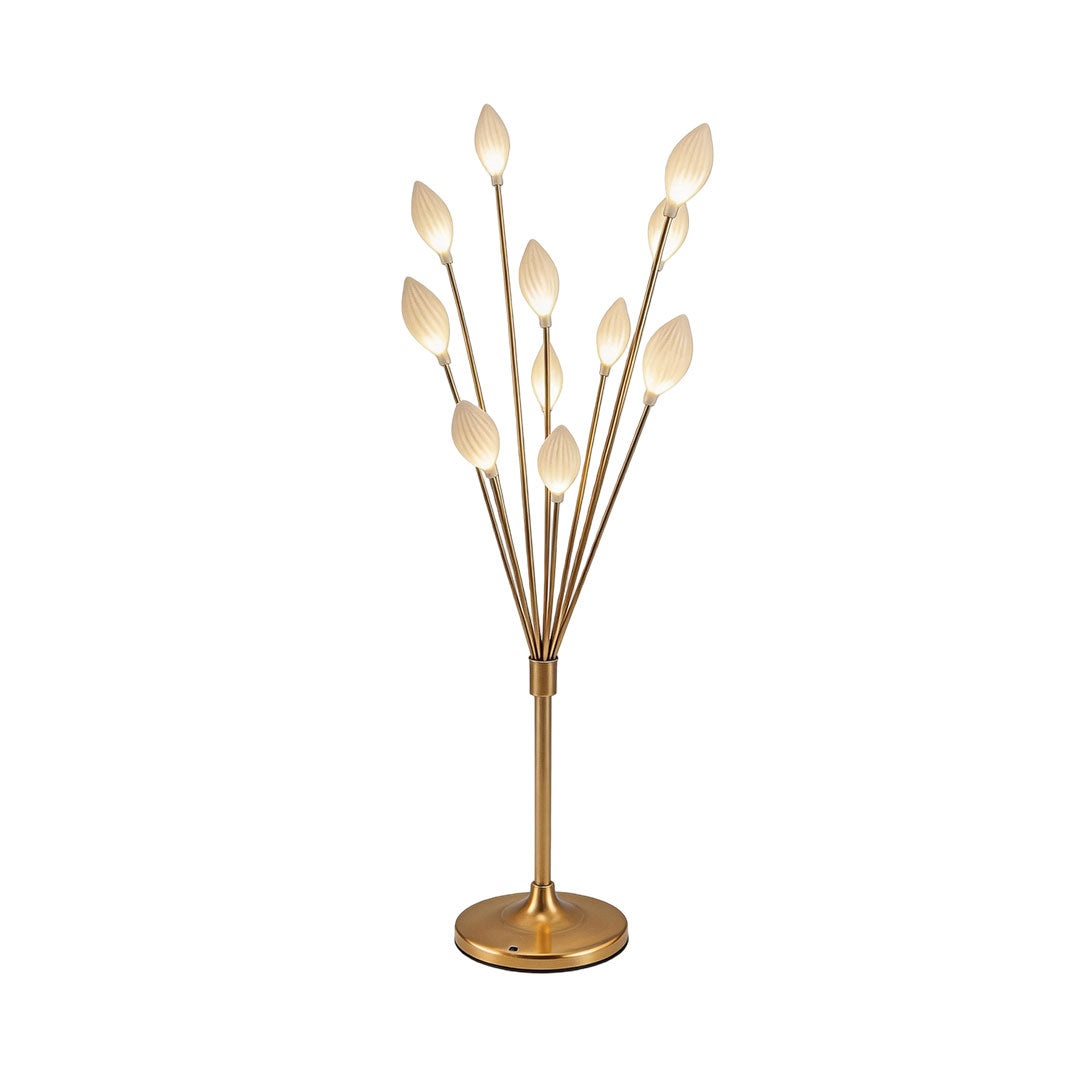 Gold Floor Lamp with Adjustable Light – Elegant Olive Fruit Design for Weddings, Two Sizes and Color Temperatures 10