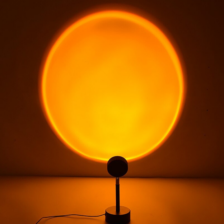 Golden Hour Sunset Lamp – Ambient Light Projector for Cozy Home Decor with Soft Glow Effect 0