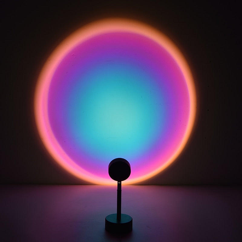 Golden Hour Sunset Lamp – Ambient Light Projector for Cozy Home Decor with Soft Glow Effect 2