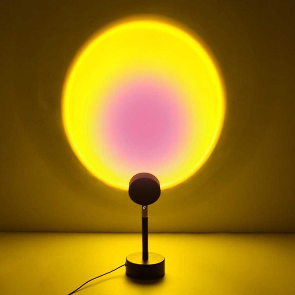 Golden Hour Sunset Lamp – Ambient Light Projector for Cozy Home Decor with Soft Glow Effect 3