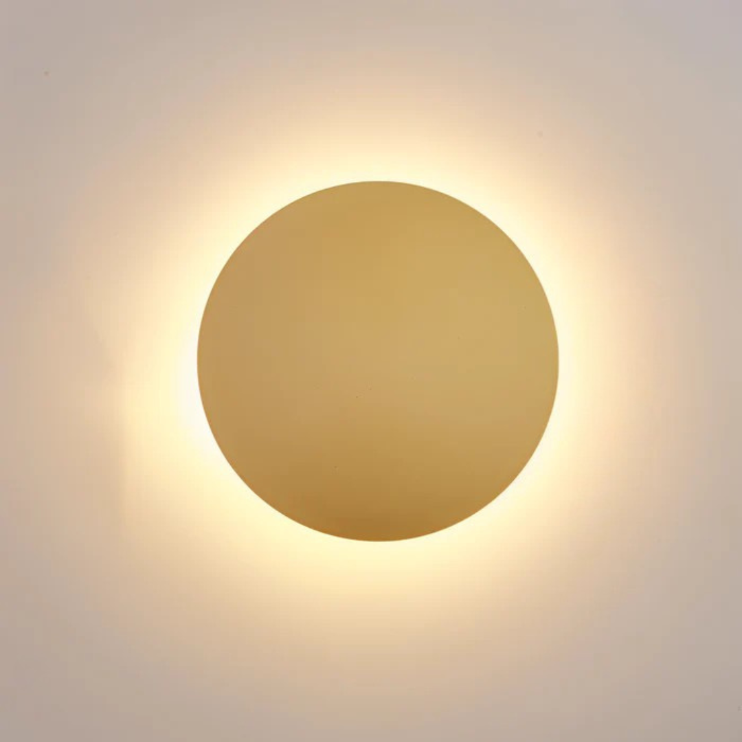 Hadro Arc Round LED Wall Lamp in Black and Gold – Modern Accent Lighting for Indoor Spaces 0
