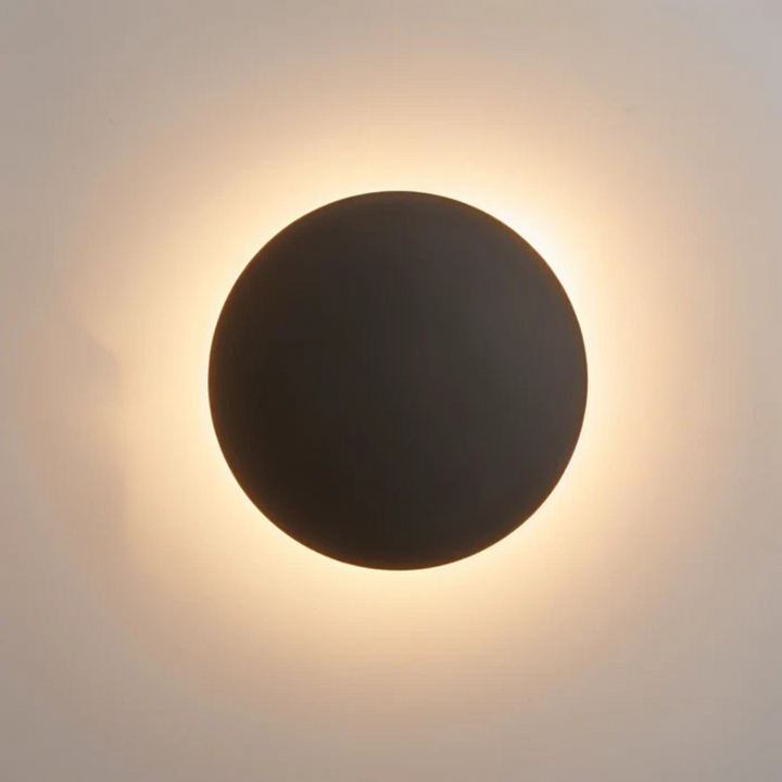 Hadro Arc Round LED Wall Lamp in Black and Gold – Modern Accent Lighting for Indoor Spaces 5