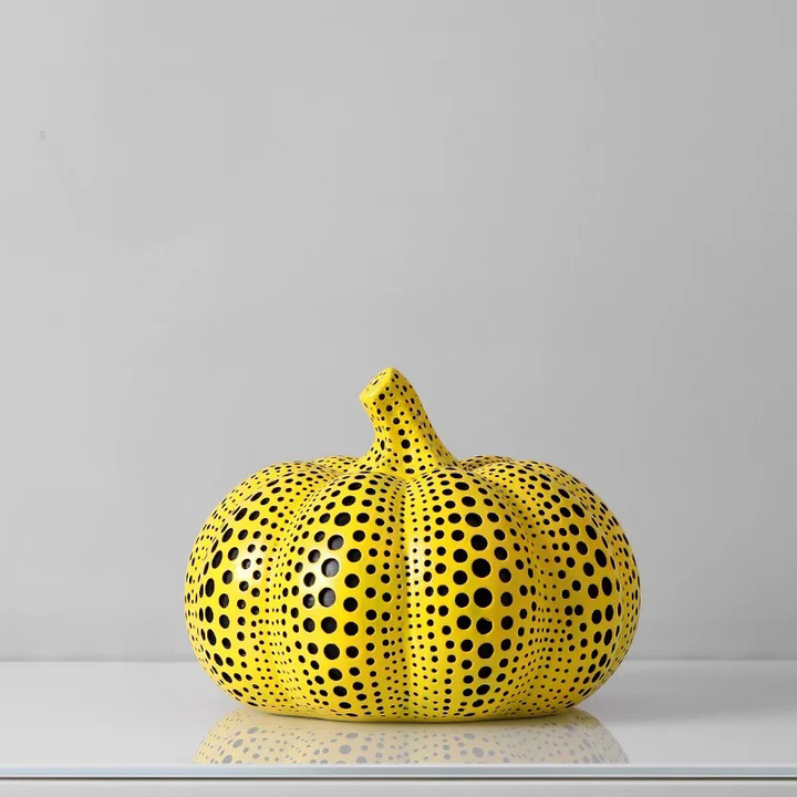 Hand-Painted Artistic Sculptures with Iconic Dot Design – Mico Ornament Collection 0