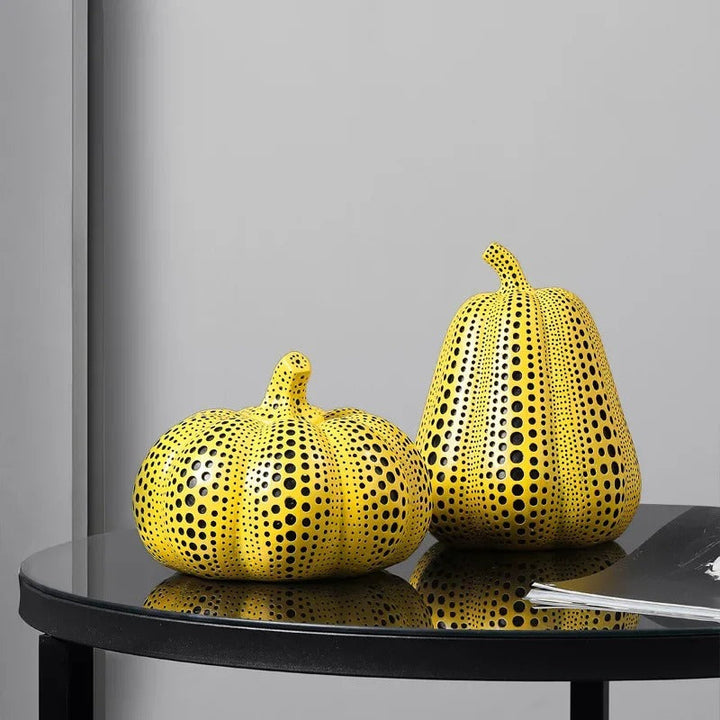 Hand-Painted Artistic Sculptures with Iconic Dot Design – Mico Ornament Collection 2