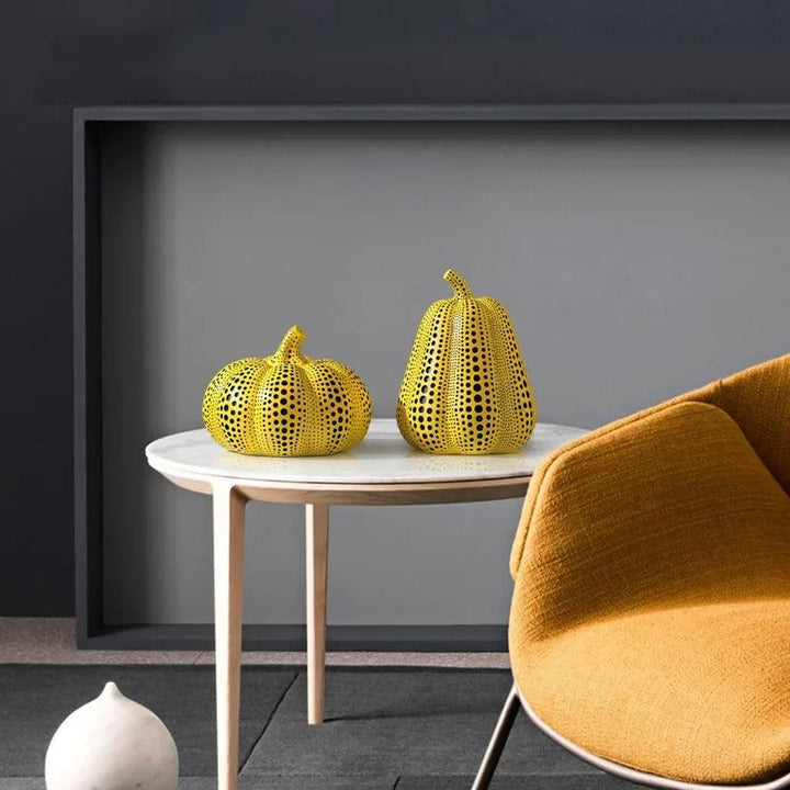 Hand-Painted Artistic Sculptures with Iconic Dot Design – Mico Ornament Collection 3