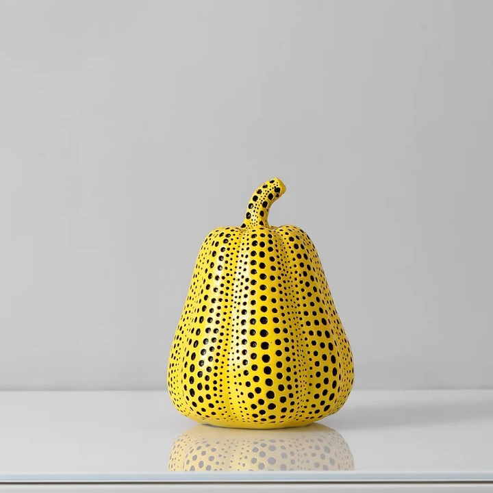 Hand-Painted Artistic Sculptures with Iconic Dot Design – Mico Ornament Collection 5