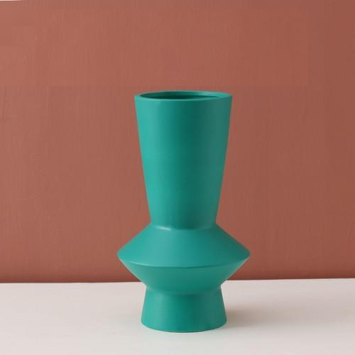 Handcrafted Bright Color Ceramic Flower Vase - Elegant Home Decor 16