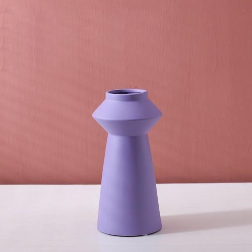 Handcrafted Bright Color Ceramic Flower Vase - Elegant Home Decor 17