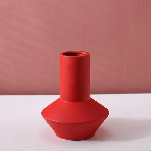 Handcrafted Bright Color Ceramic Flower Vase - Elegant Home Decor 19