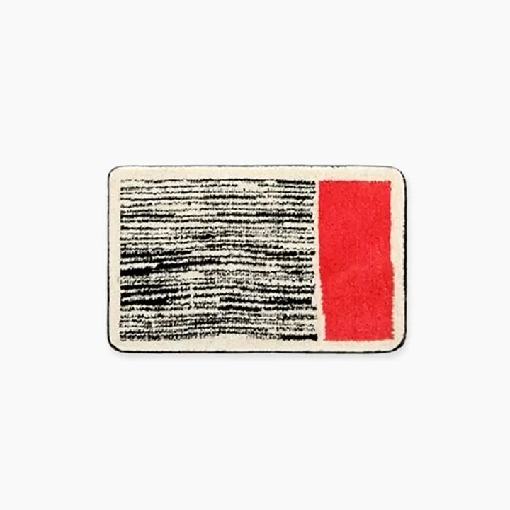 Handmade Abstract Bath Mat – Non-Slip Bathroom Rug in Luxurious Polyester and Acrylic for Modern Decor 11
