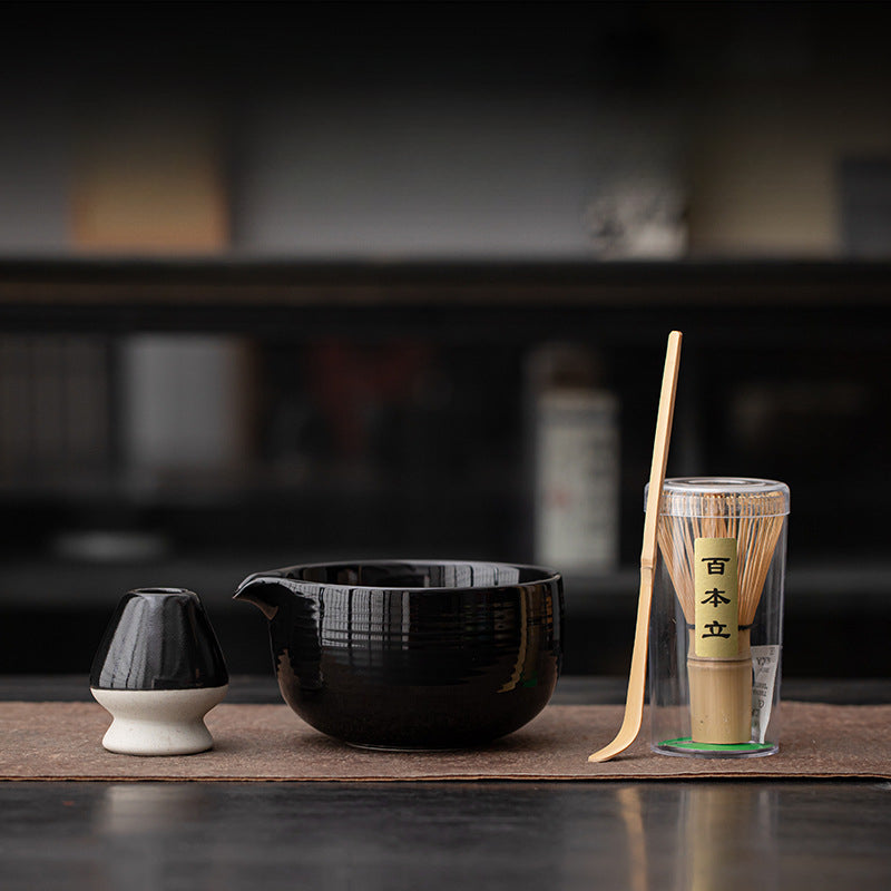 Handmade Ceramic Matcha Set – 4-Piece Matcha Tea Set with Bamboo Whisk, Bowl, Spoon & Whisk Holder for Authentic Japanese Ceremony 11