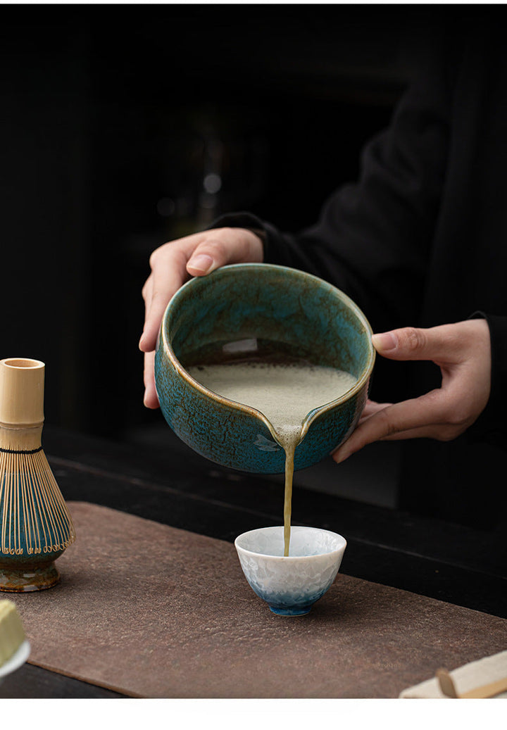 Handmade Ceramic Matcha Set – 4-Piece Matcha Tea Set with Bamboo Whisk, Bowl, Spoon & Whisk Holder for Authentic Japanese Ceremony 8