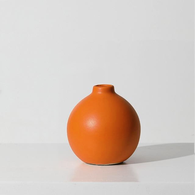 Handmade Ceramic Vases in Vibrant Colors – Modern Decorative Vases for Home 0