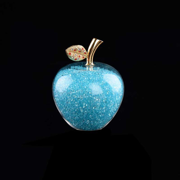Handmade Crystal Apple Figurine – Elegant Decorative Glass Sculpture for Home and Office, Small 2.4 & Large 3.1 Sizes 6