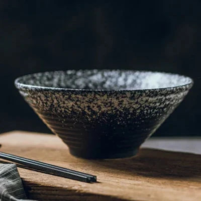 Handmade Japanese Ceramic Ramen Bowl – 18 cm, Durable, Microwave & Dishwasher Safe for Elegant Dining 9