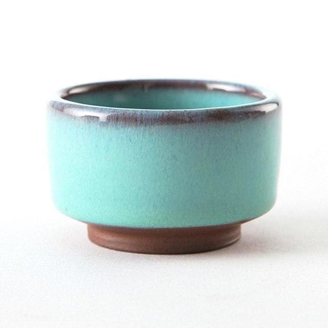 Handmade Japanese Sake Kuri Tea Cup – Purple Clay, 45 ml Capacity 10
