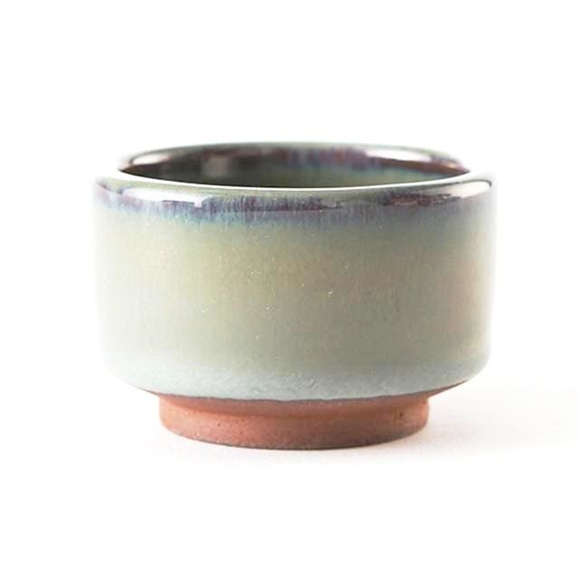 Handmade Japanese Sake Kuri Tea Cup – Purple Clay, 45 ml Capacity 2