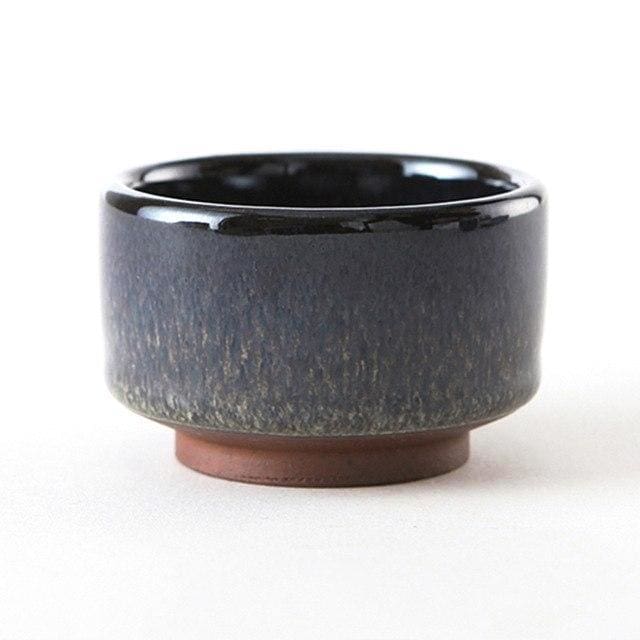 Handmade Japanese Sake Kuri Tea Cup – Purple Clay, 45 ml Capacity 9