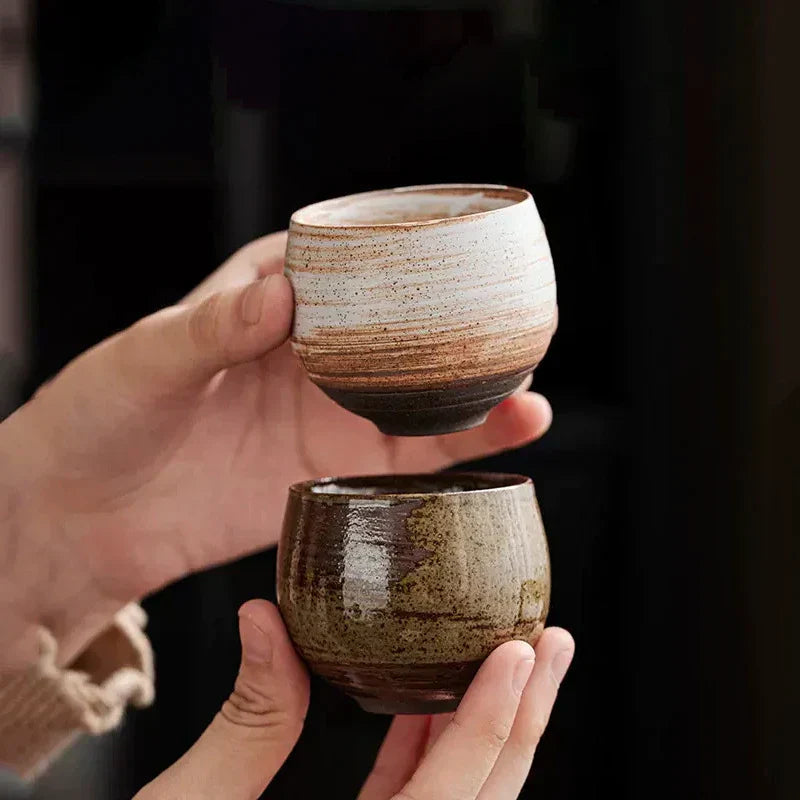 Handmade Stoneware Espresso Cups – Rustic Charm with Minimalist Design 1