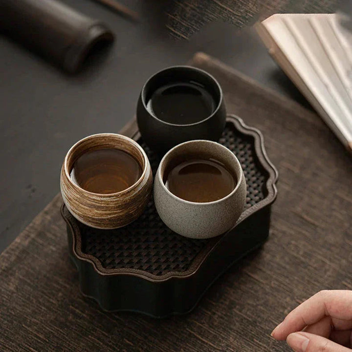 Handmade Stoneware Espresso Cups – Rustic Charm with Minimalist Design 3