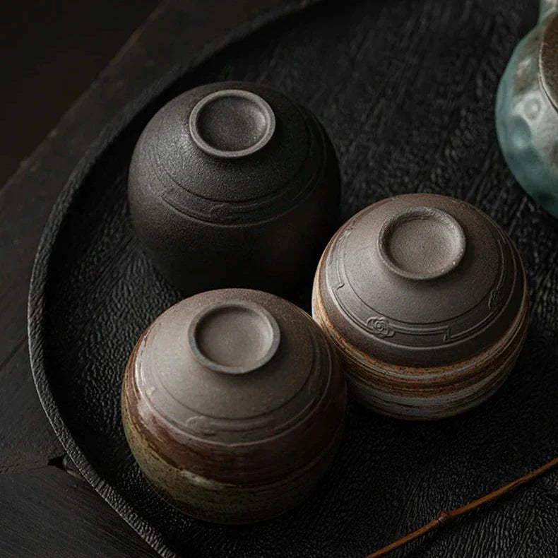 Handmade Stoneware Espresso Cups – Rustic Charm with Minimalist Design 6
