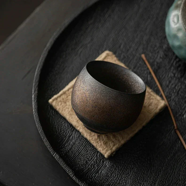 Handmade Stoneware Espresso Cups – Rustic Charm with Minimalist Design 7