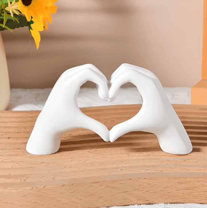 Handmade Wooden Sculpture Art Symbolizing Love – 18.5 cm Hand-Carved Wooden Statue for Unique Home Decor 7