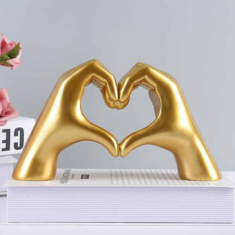Handmade Wooden Sculpture Art Symbolizing Love – 18.5 cm Hand-Carved Wooden Statue for Unique Home Decor 8